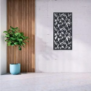 WPC Engraved Privacy Fence