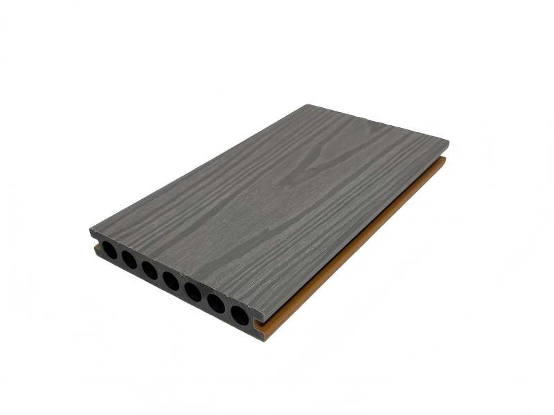 Durable & Low-Maintenance Co-Extruded Hollow Deep Embossed Wood Grain WPC Decking For Outdoor