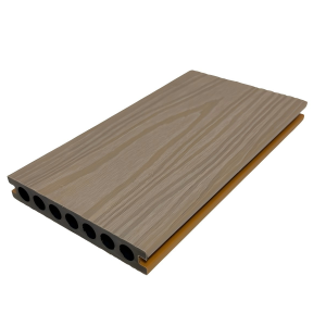 Strong UV Resistance Outdoor Crack-Resistant Hollow 3D Embossed Wpc Decking Composite Board